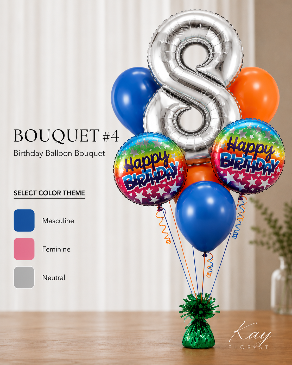 Birthday Balloon Bouquet - Delivery Newnan GA