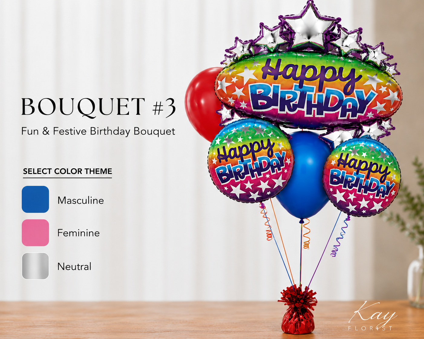 Fun & Festive Balloon Bouquet - Delivery Newnan GA