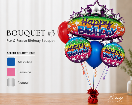 Fun & Festive Balloon Bouquet - Delivery Newnan GA